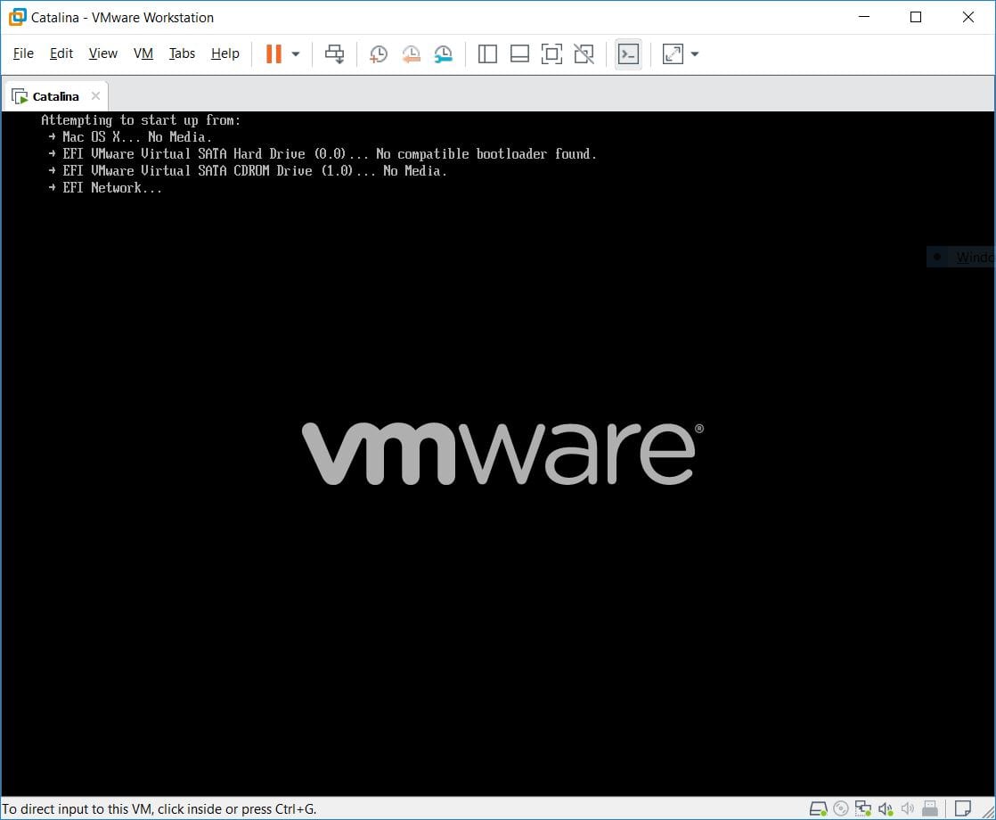 vmware edditing for mac os x